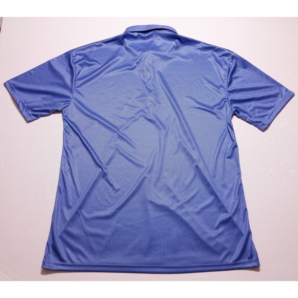 COLLARS & CO Dress Collar Short Sleeve Polo Shirt Blue XXL 2XL - Picture 9 of 9